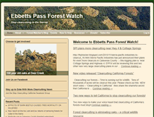 Tablet Screenshot of ebbettspassforestwatch.org